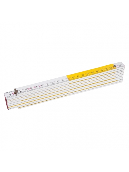 Doppio metro bicolore in legno Fir